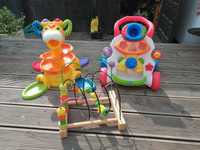 Żyrafa Fisher Price i pchacz Chicco