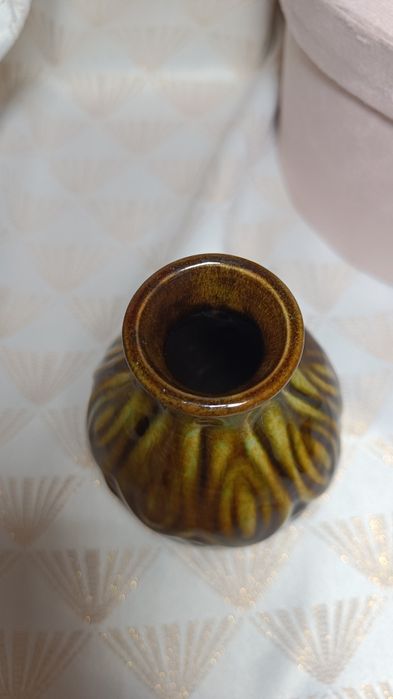 Ваза майоліка українська кераміка вінтажна.