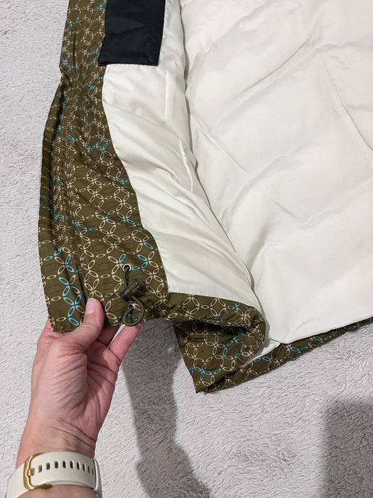 Oakley r. XL meska puchowa kamizelka brazowa khaki turkusowa