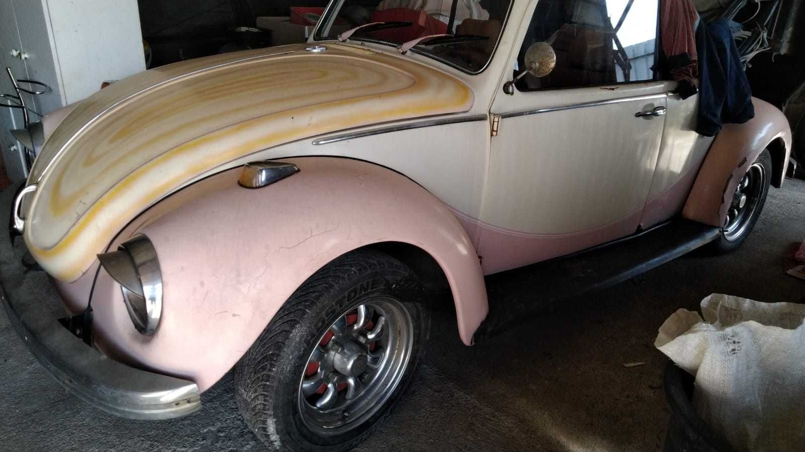 vw carocha a funcionar.