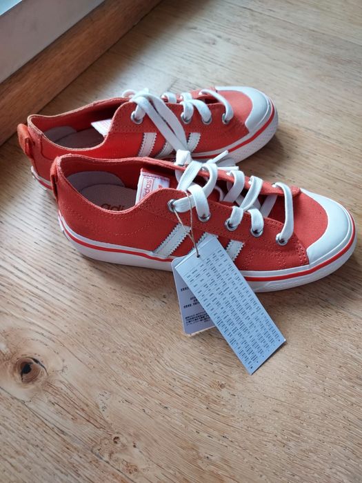 Trampki buty sneakersy adidas nizza rf 36 2/3 pomarańczowe