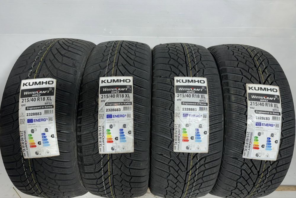 215/40r18 Kumho WinterCraft WP52 89V XL 2024