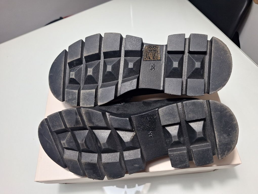 DeeZee Czarne mokasyny Elastic Love rozm 36 nowe