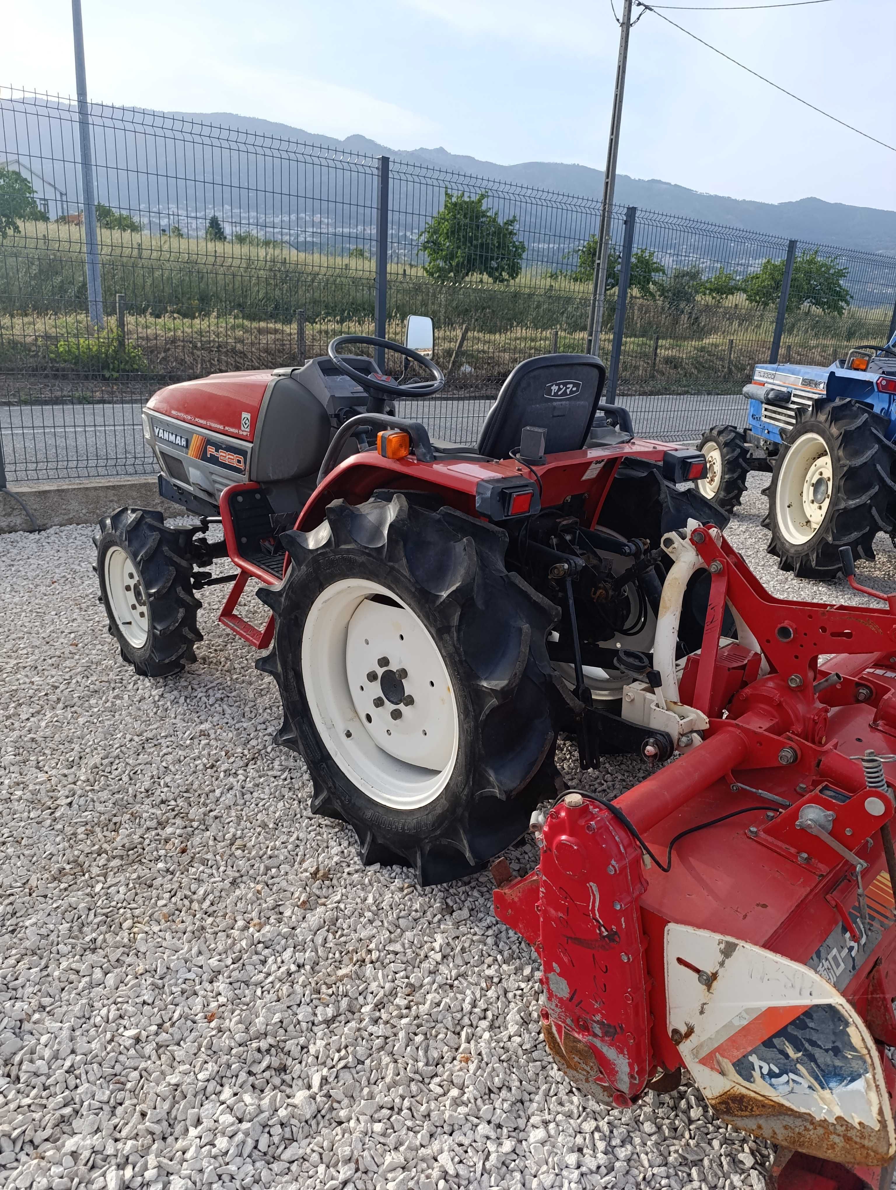 Yanmar f220 com frese, 4x4