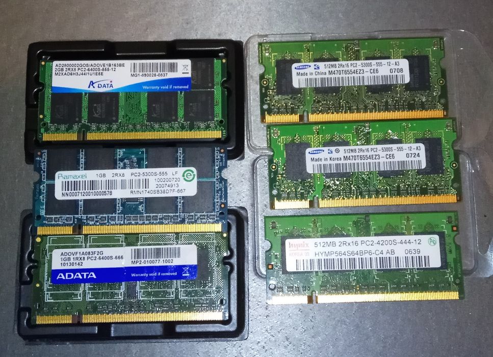 Memória para portátil ddr - ddr2 - ddr3