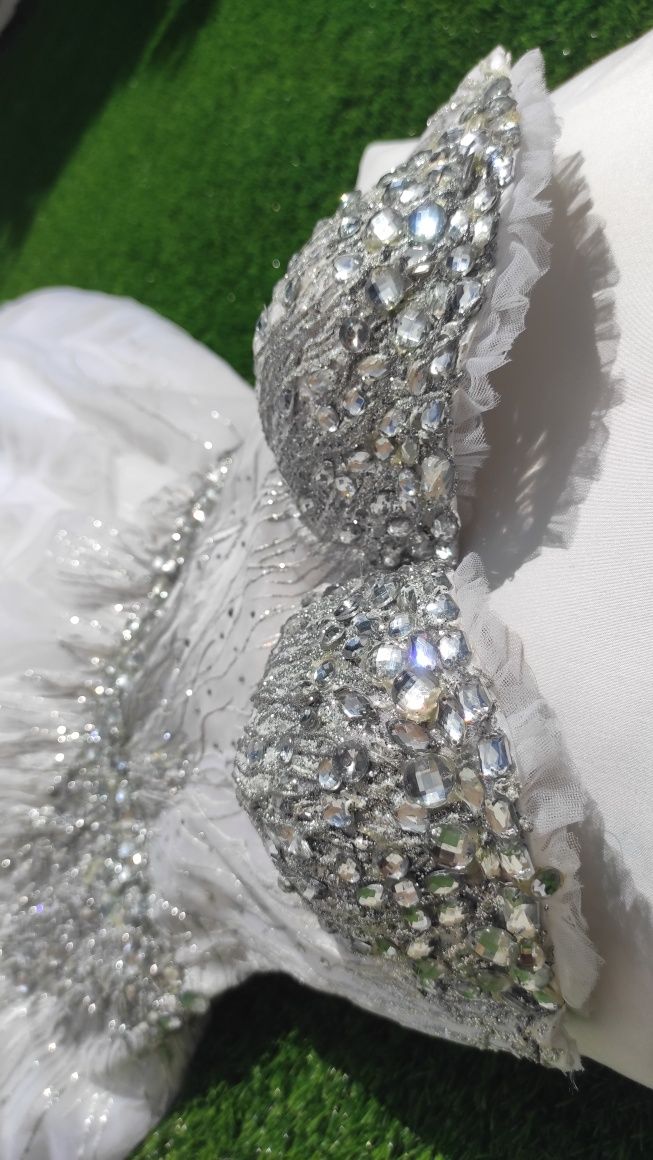 Vestido de noiva EXCLUSIVO Micaela Oliveira com cristais Swarovski