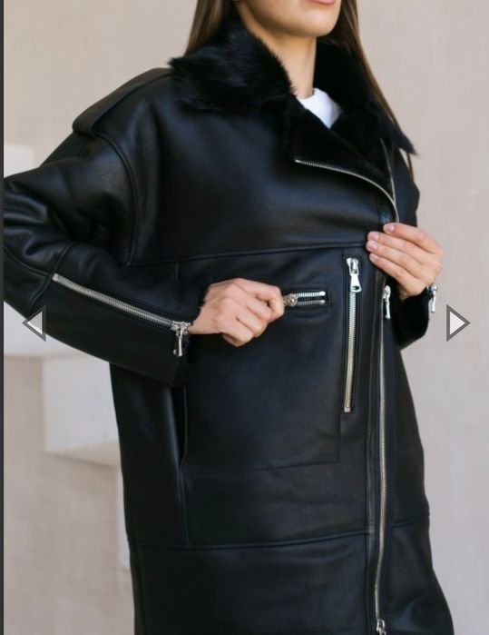 Дубленка / дублянка авіатор размер s