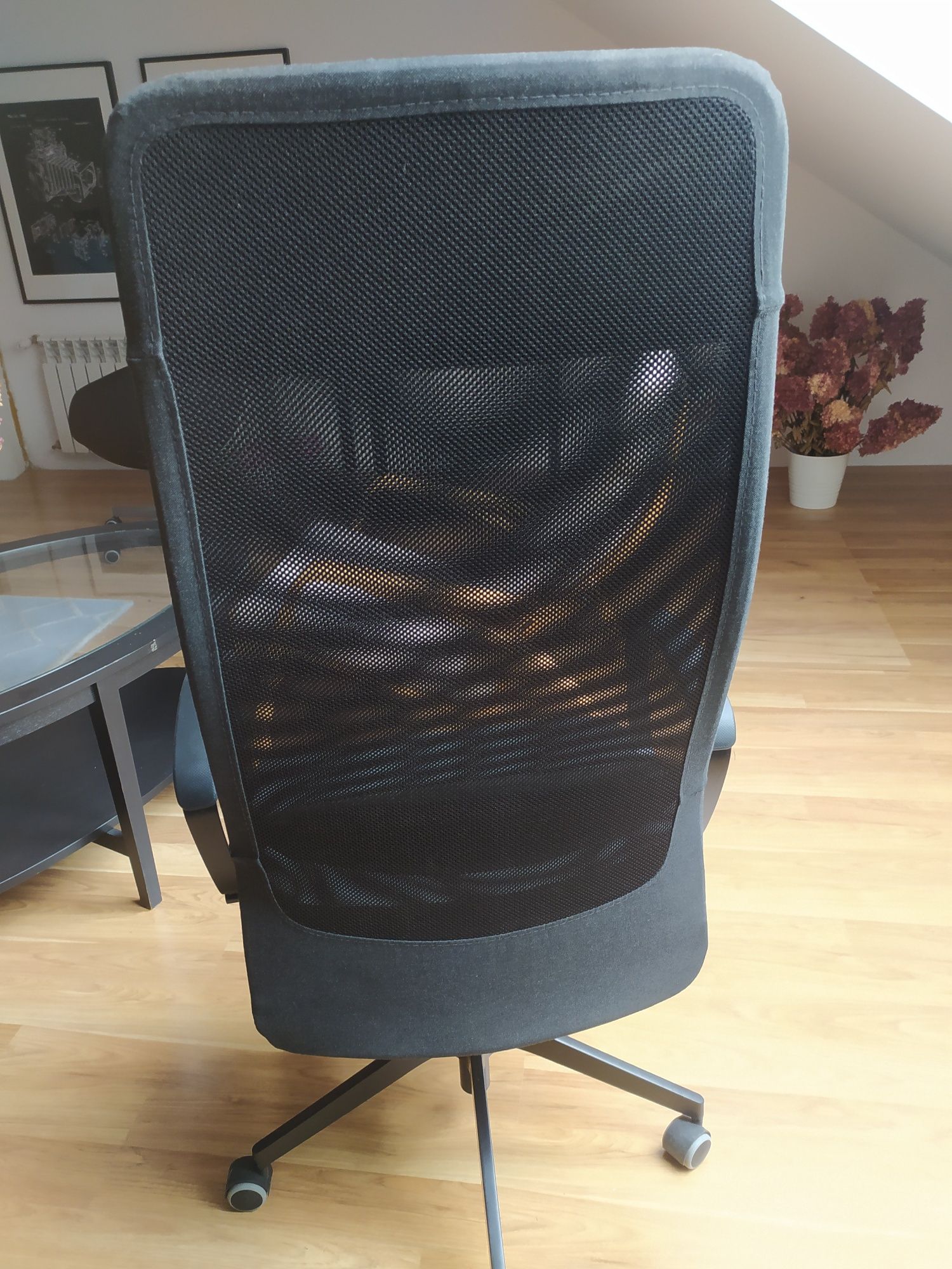 Markus krzesło biurowe obrotowe ikea, ciemnoszary