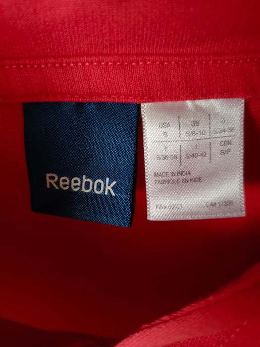 Bluza damska z kapturem Reebok,różowa,stan bardzo dobry.