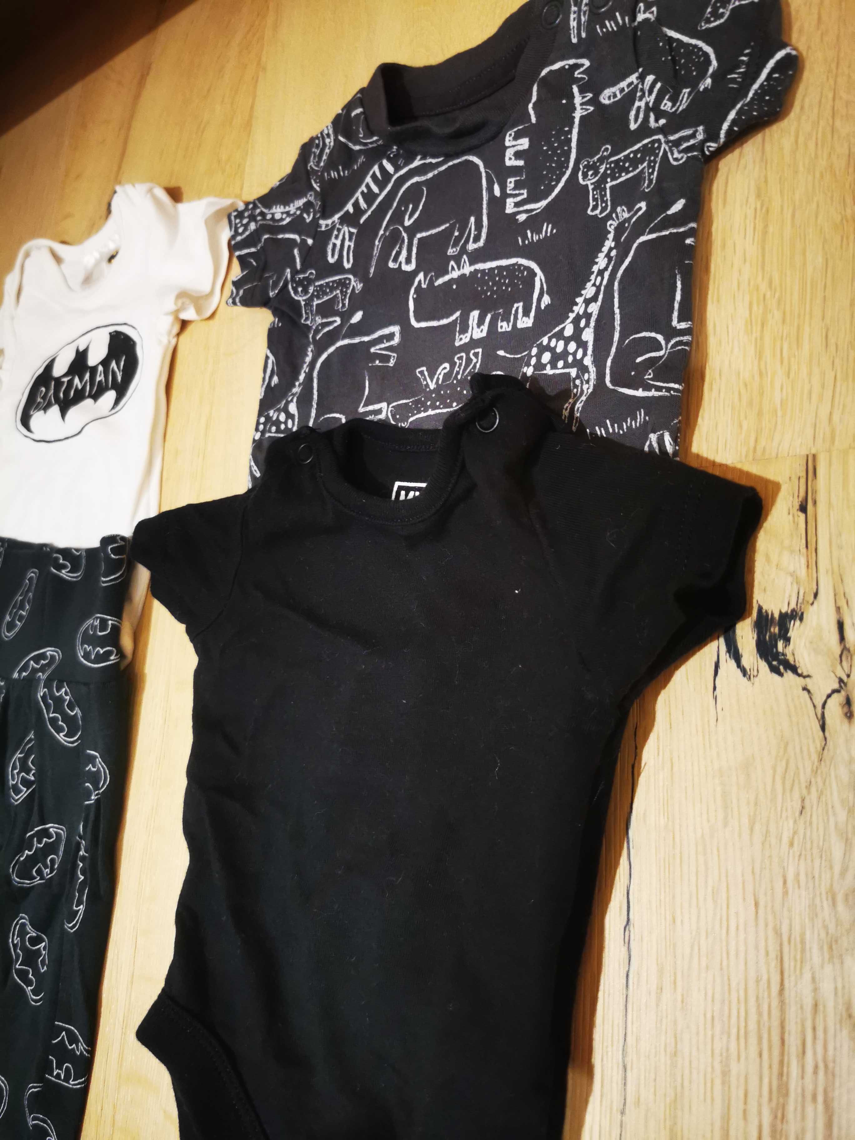 Komplet Batman, 2 x body, H&M, F&F, r.56