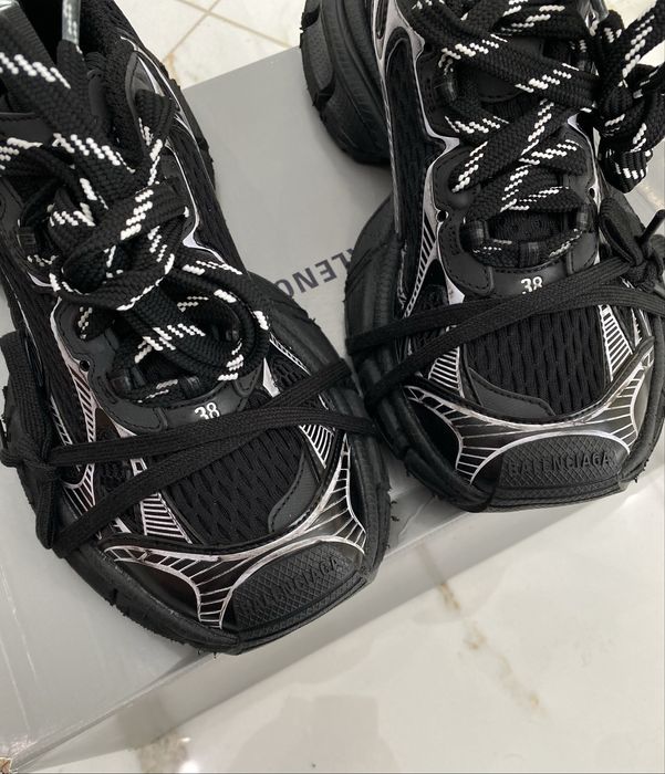 Balenciaga 3XL 38 NEW original women balance black on баленсиага off