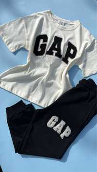 Костюм GAP на дівчинку, хлопчика, футболка GAP, спортивні штани, шорти