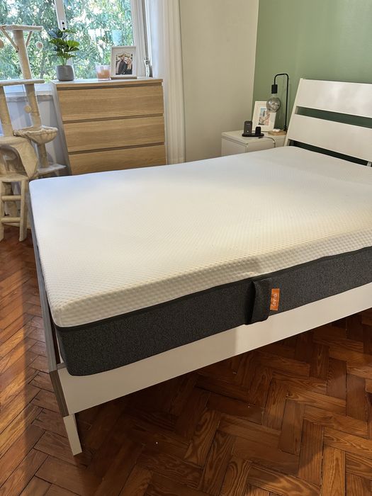Cama de casal + Colchão Emma Hybrid ConstantCool 160x200