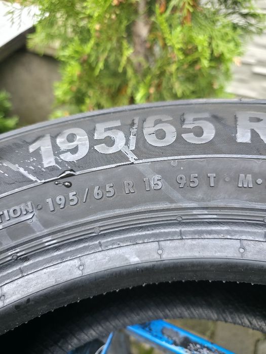 4szt zima 195/65-15 2x Semperit 95T 7.5mm + 2x Firestone 91T 6.5mm