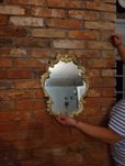 Lustro shabby chic,barokowe