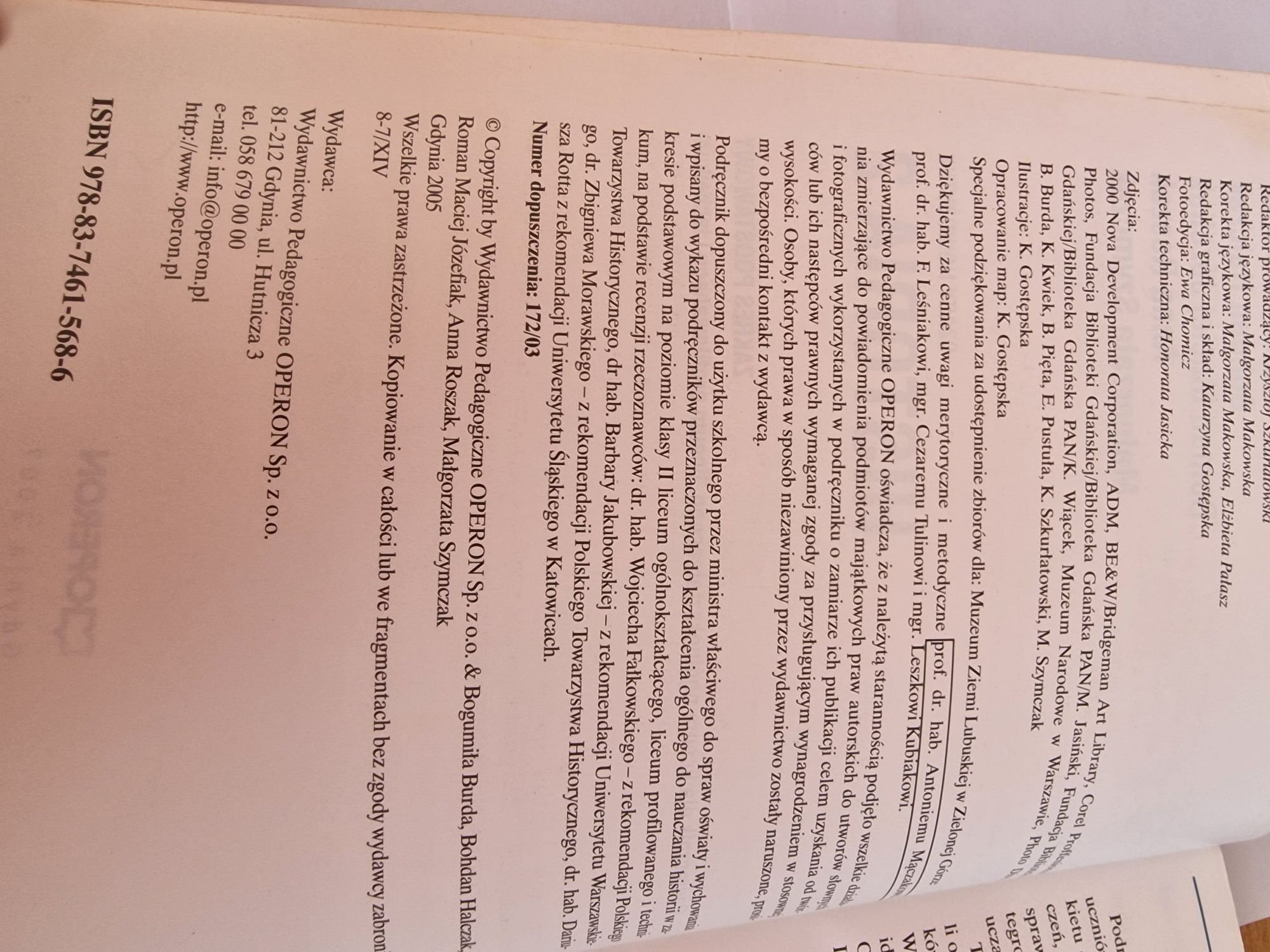 Historia czasy nowożytne Operon