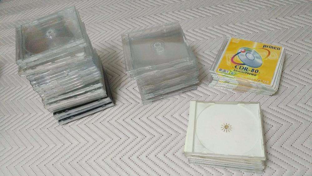 80 Caixas Singulares ou 16 Bobines para CD's ou DVD's