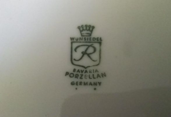 Talerz Porcelanowy Wunsiedel Bavaria Porzellan Germany