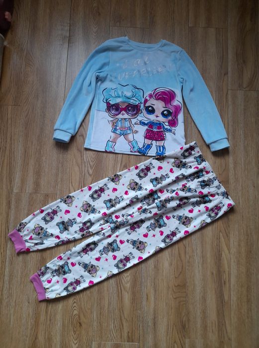 Піжама тепла велюрова лол, піжамка, george, primark, 7-8р. 122-128см.