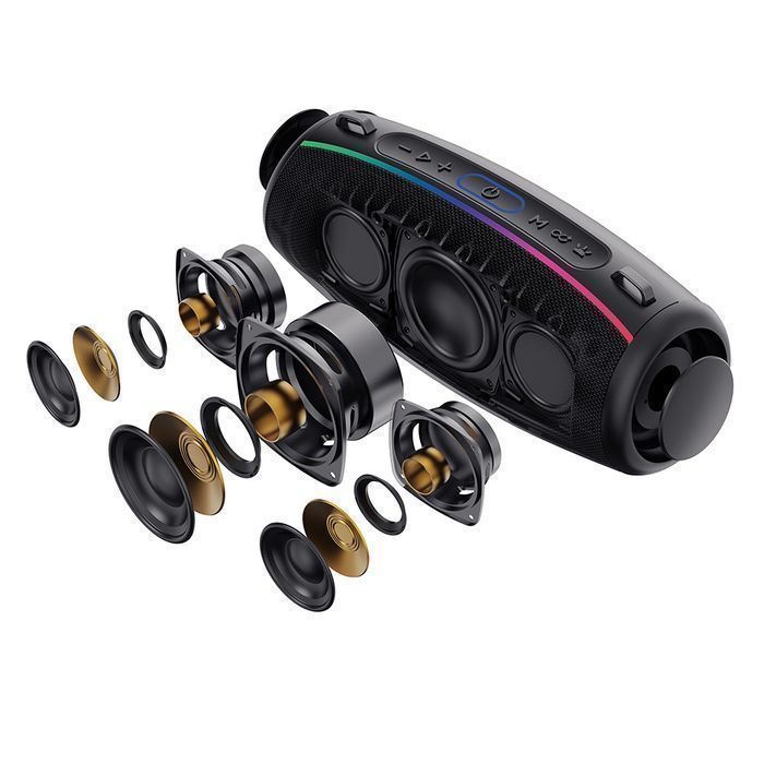 Blavec Głośnik Bezprzewodowy Bluetooth TWS WS-02 Bassbox - 120W