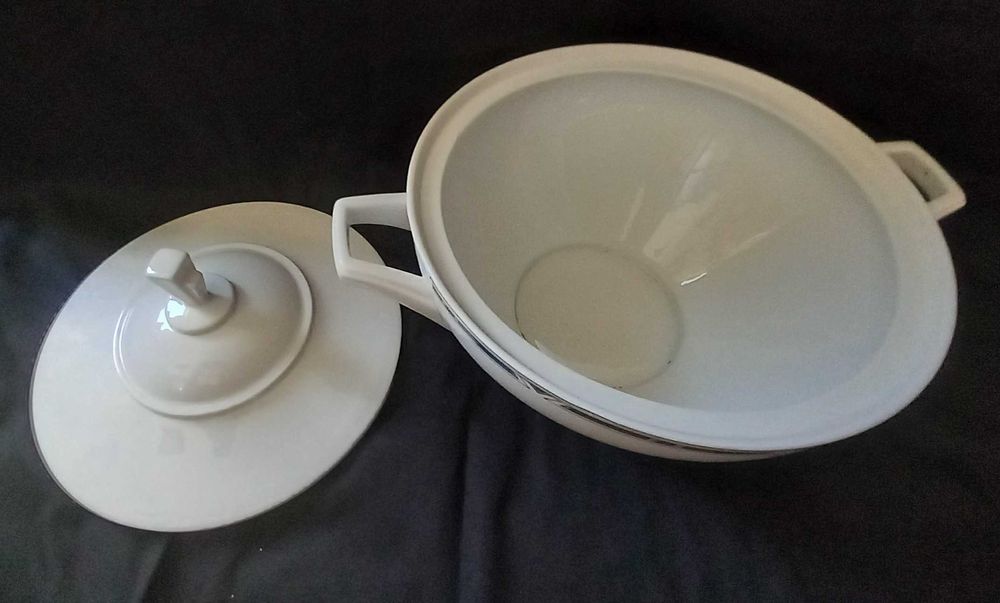 Terrina Vintage Art Deco, anos 60, Guy Degrenne