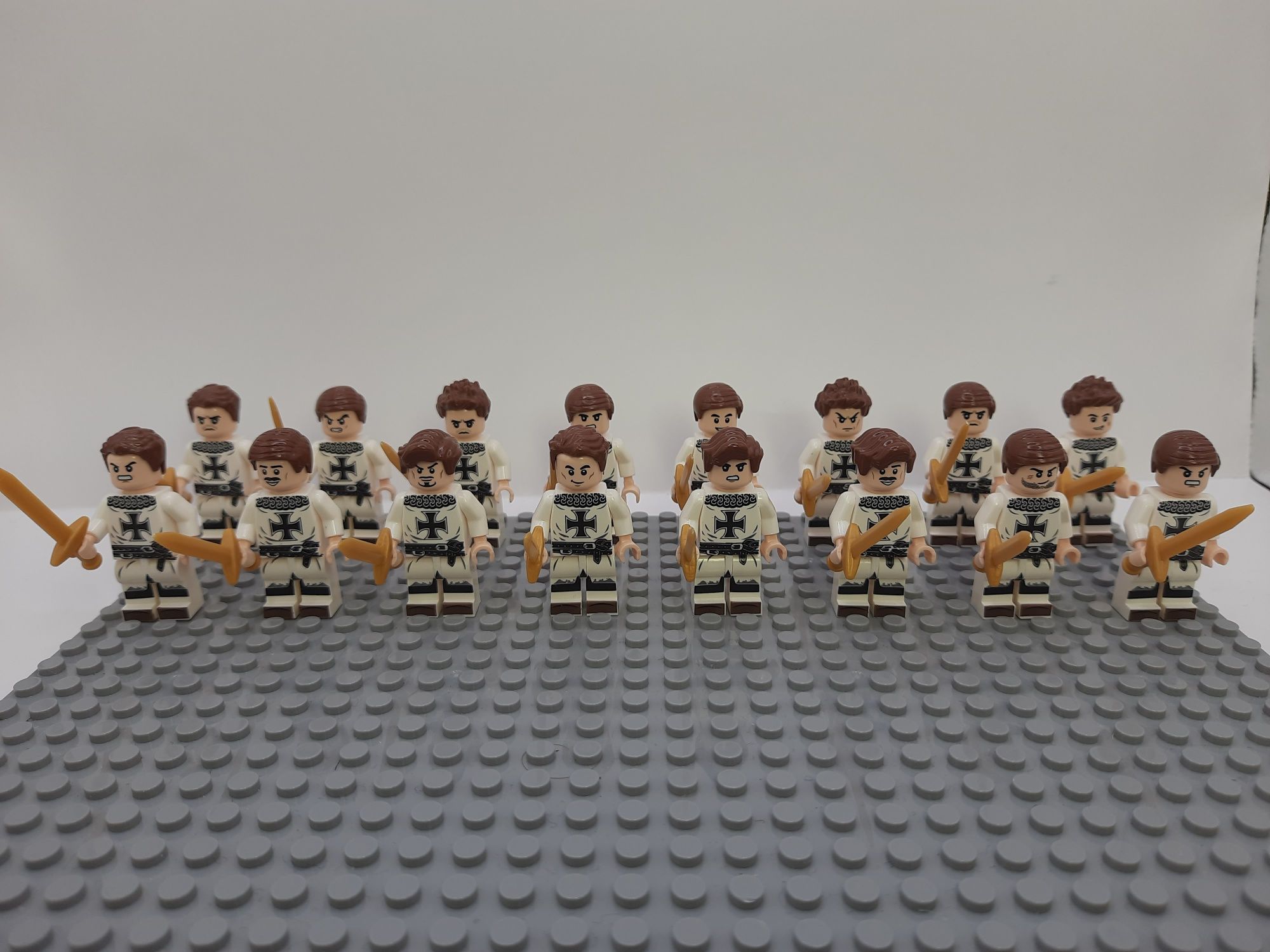 Lego Castle Krzyżacy Rycerz Zestaw Teutonic Knight kompatybilne Lego A