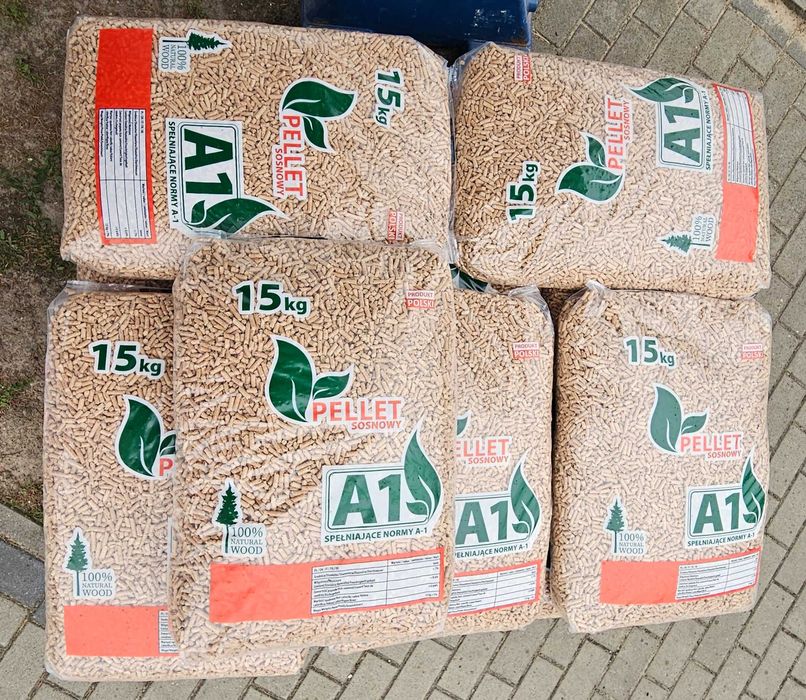 Pellet sosnowy, DOSTĘPNY,  6mm, klasa A1