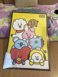 Plakat BT21 w ramce