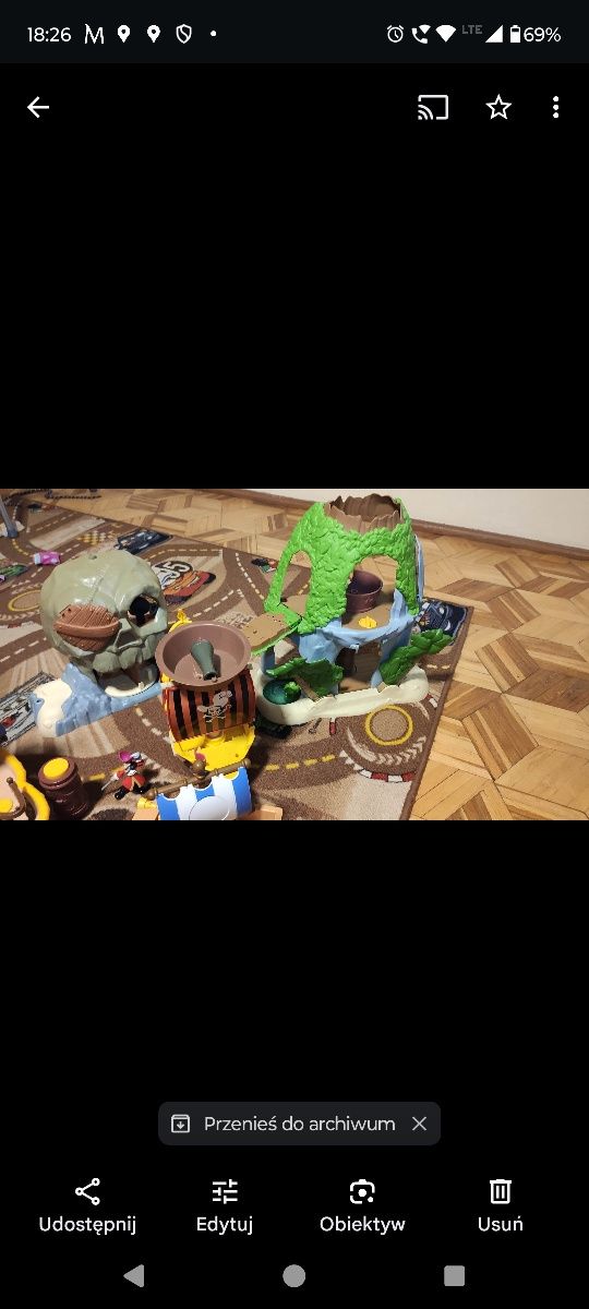 Duży zestaw Jake i piraci z Nibylandii
