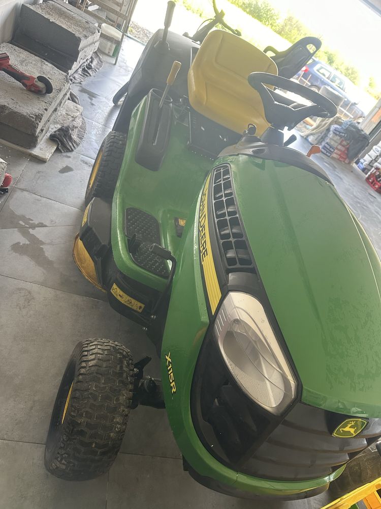 John Deere x 115 traktorek kosiarka