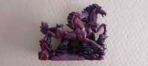 Cavalos Voadores  Peça Feng Shui em Resina