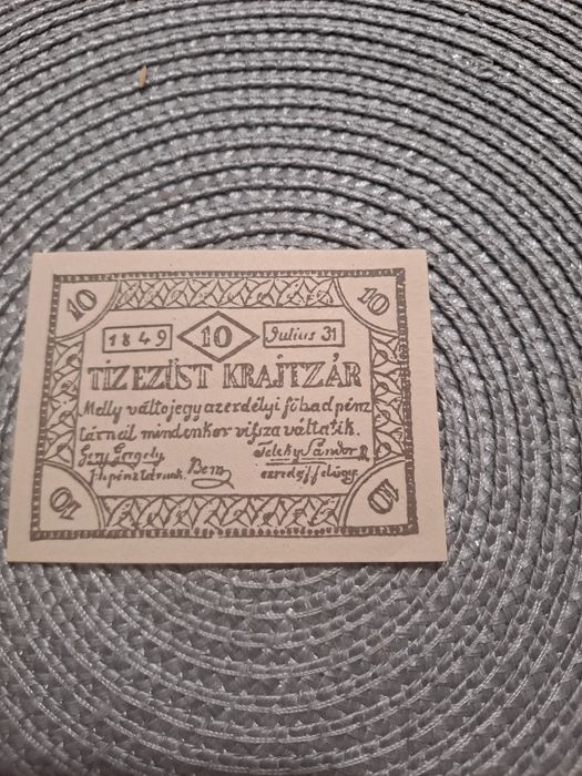 Banknoty Krajcary Austro Węgry