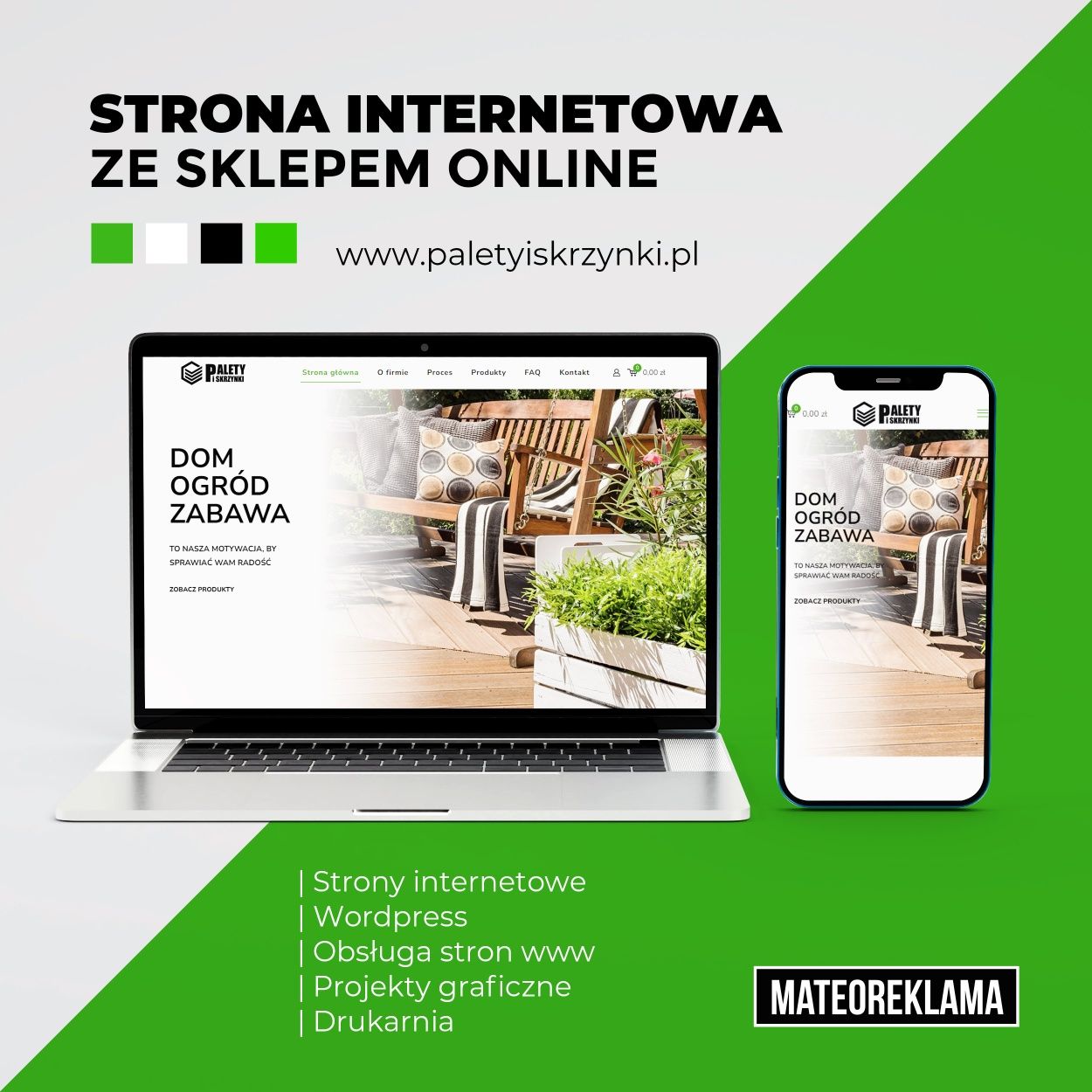 Tworzenie i obsługa stron internetowych / wordpress / hosting / serwis