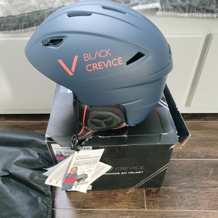 Kask narciarski snowboardowy Black crevice 55-56 cm S