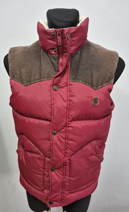 TOMMY HILFIGER roz S męska kamizelka ocieplacz puchowy goose down puch