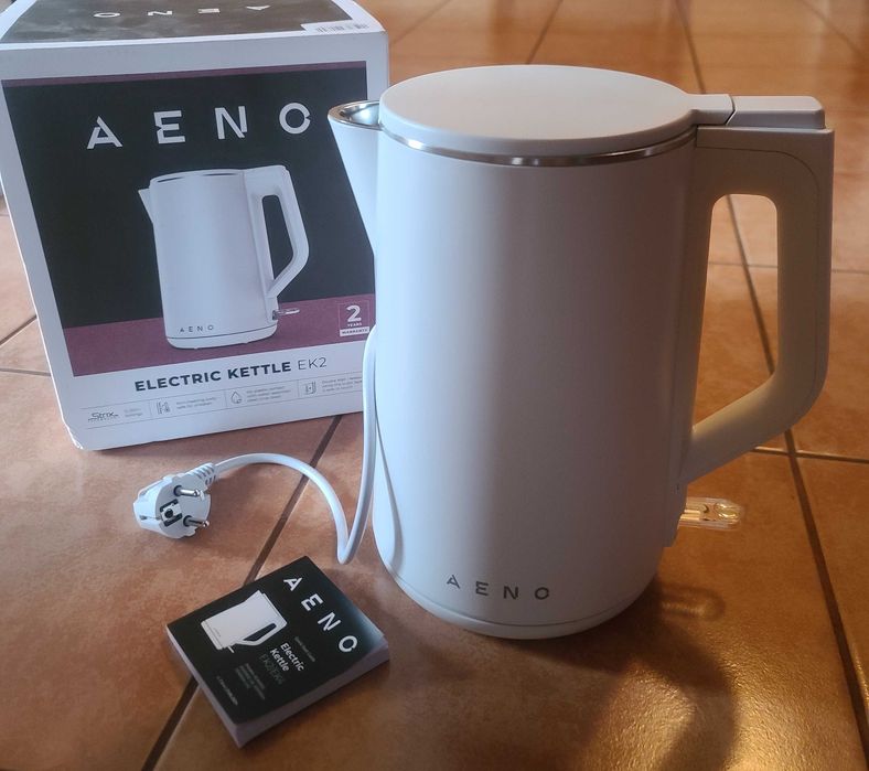Електрочайник AENO EK2 1.5л  2200Вт цільна колба фільтр 360 градусів