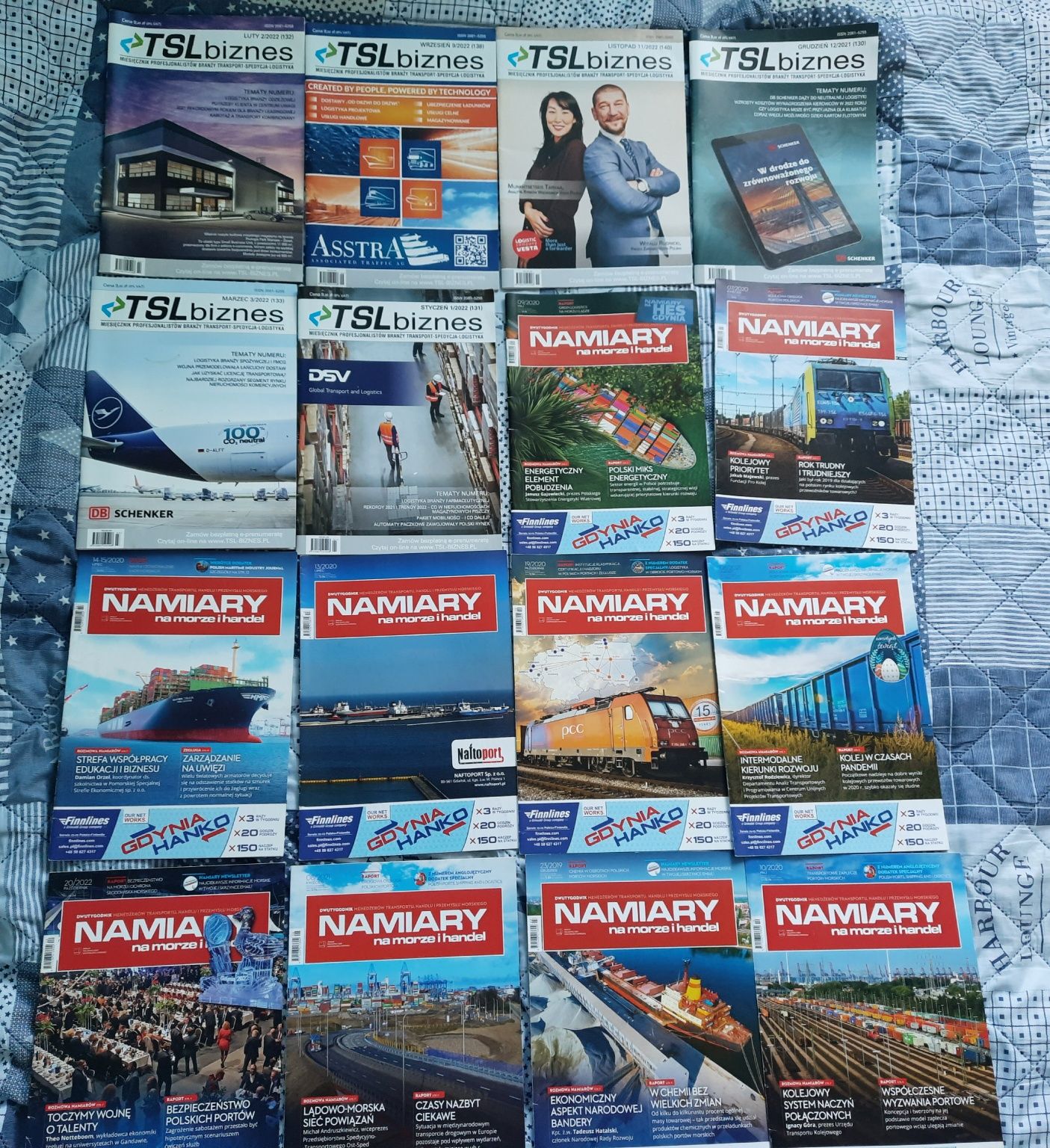czasopisma Namiary na morze i handel TSL biznes transport port statki