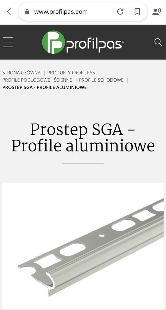 Profil schodowy Prostep SG