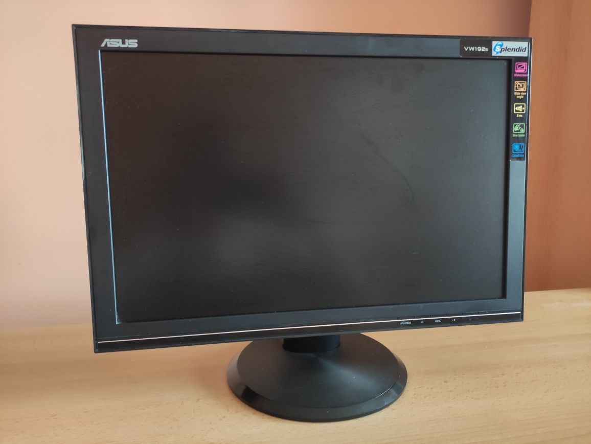 Monitor Asus VW192s panoramiczny 16:9 z wbudowanymi głośnikami