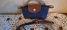 Torebka mini Longchamp granat Nowa