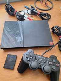 Konsola Playstation 2 PS2 Slim SCPH-90004 Kompletny zestaw