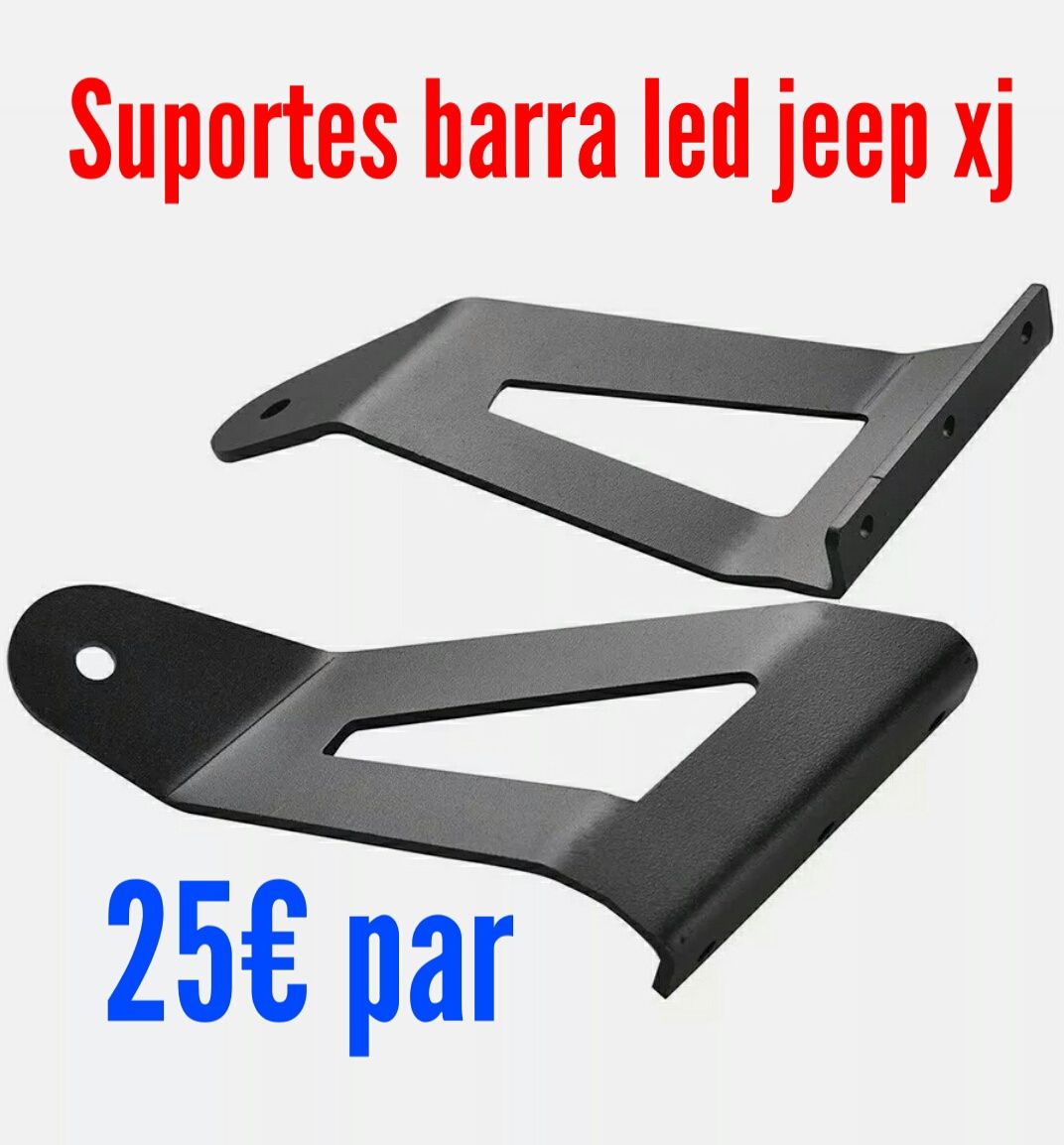 Suportes barras led