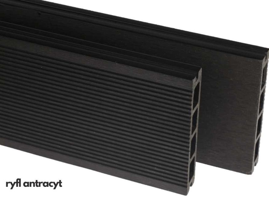 deska tarasowa kompozytowa PACO RYFLOWANA brąz grafit szary 5,8m mb