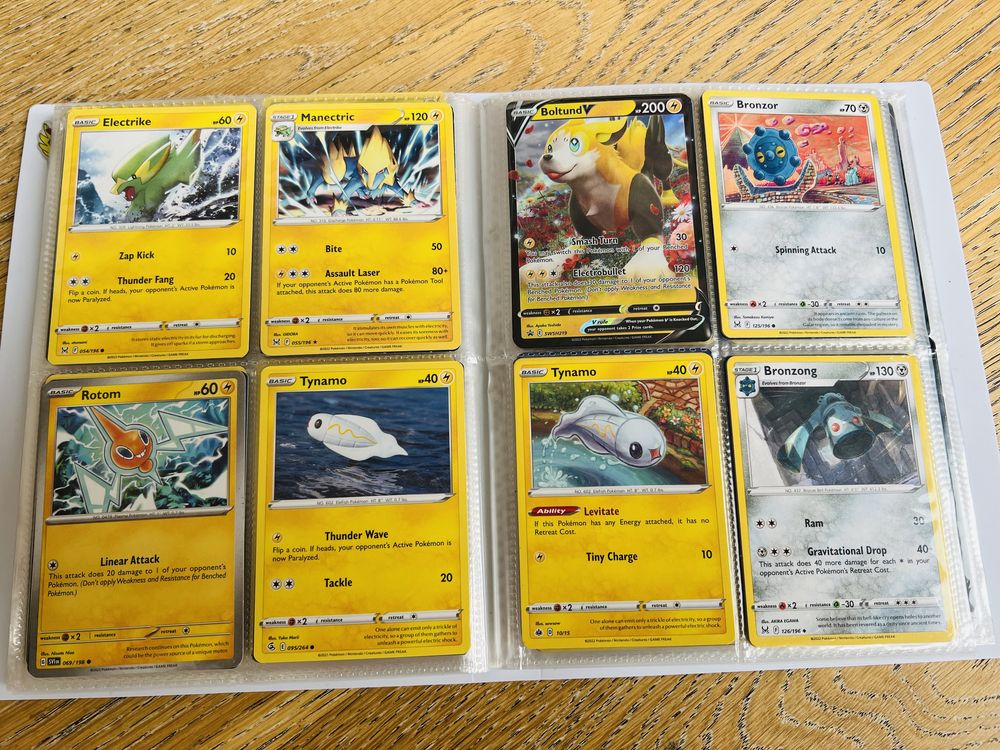 Album Pokemon + 119 kart + VMAX oryginalne karty pokemon