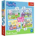 Puzle Świnka Peppa 4w1 nowe