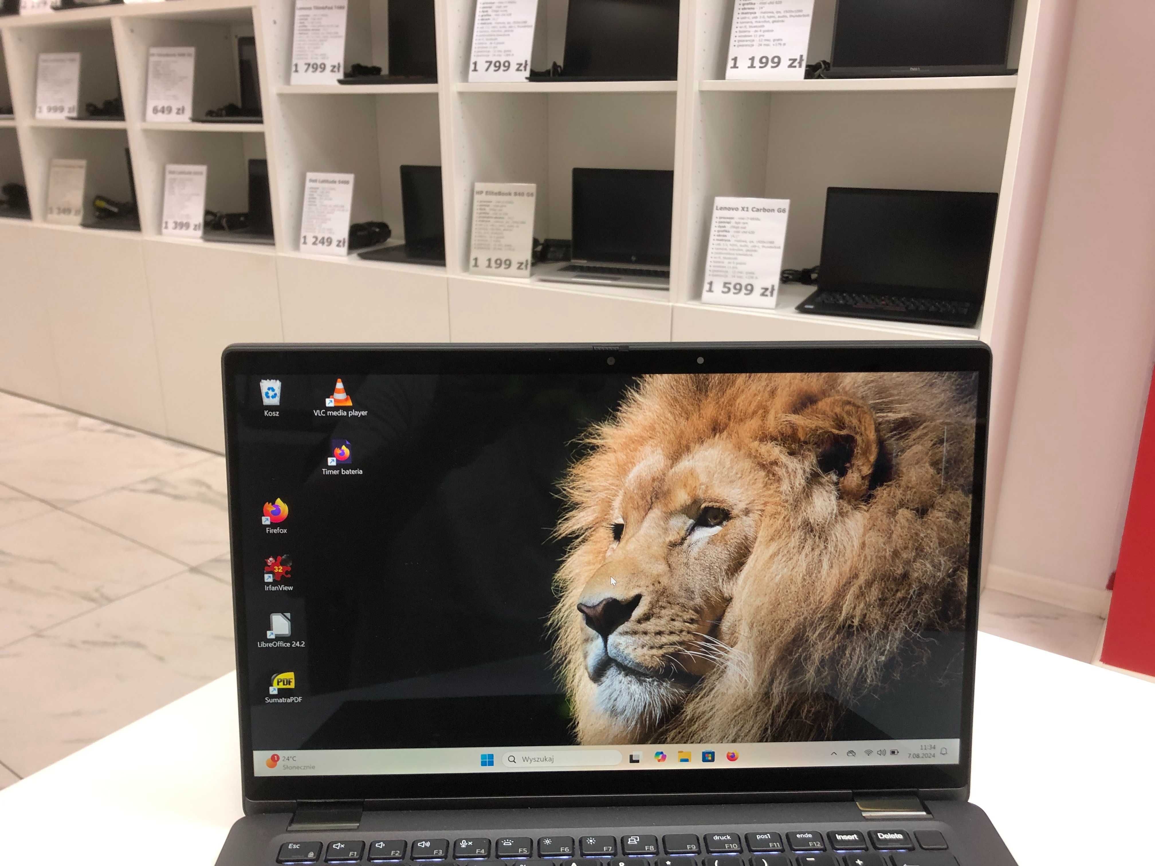 Rewelacyjny Dell Latitude 7410 2w1 i5-10gen 16GB 512SSD Dotyk IPS FHD