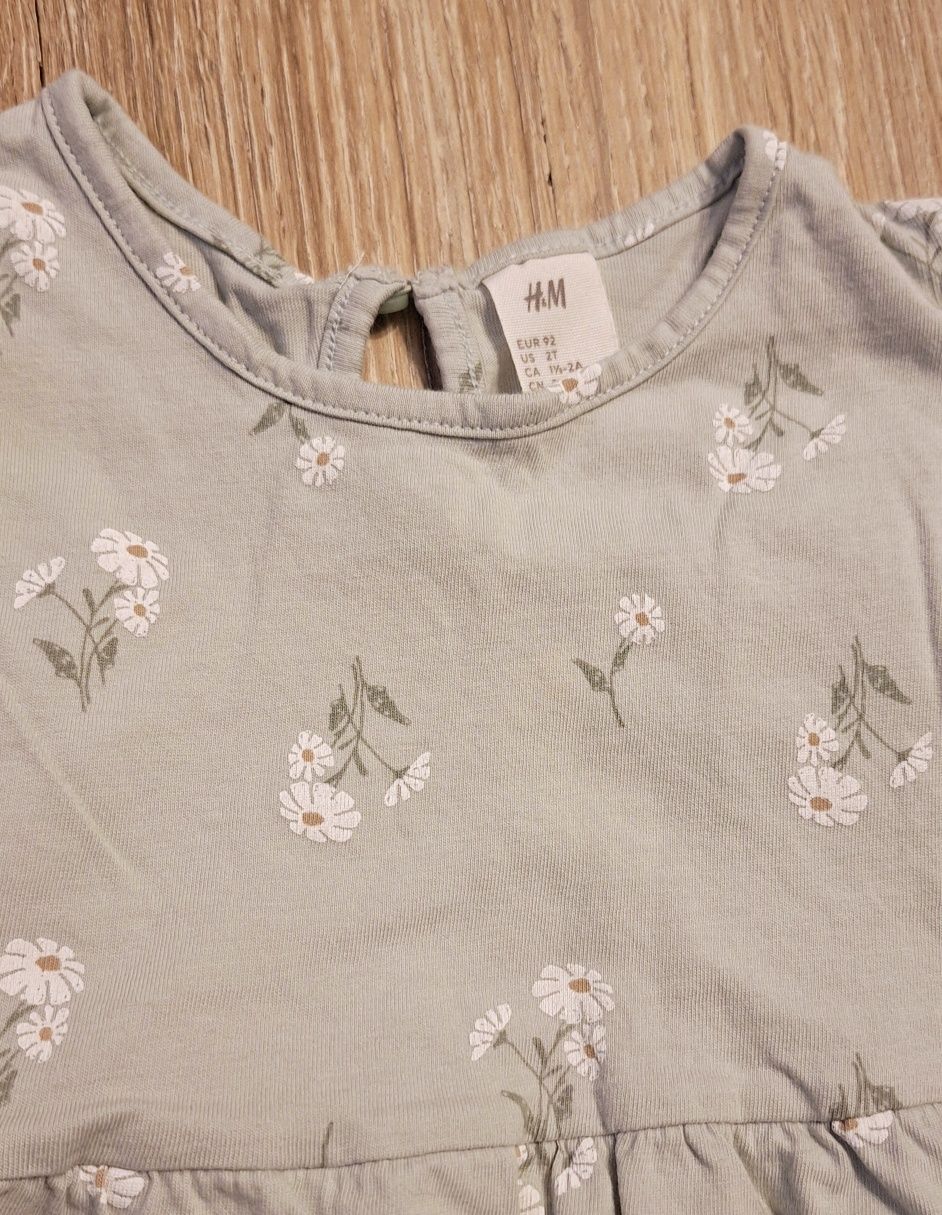 Letnie sukienki H&M r.92, 2 szt.