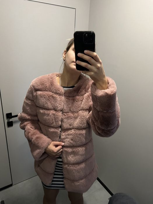 Шуба эко zara женская