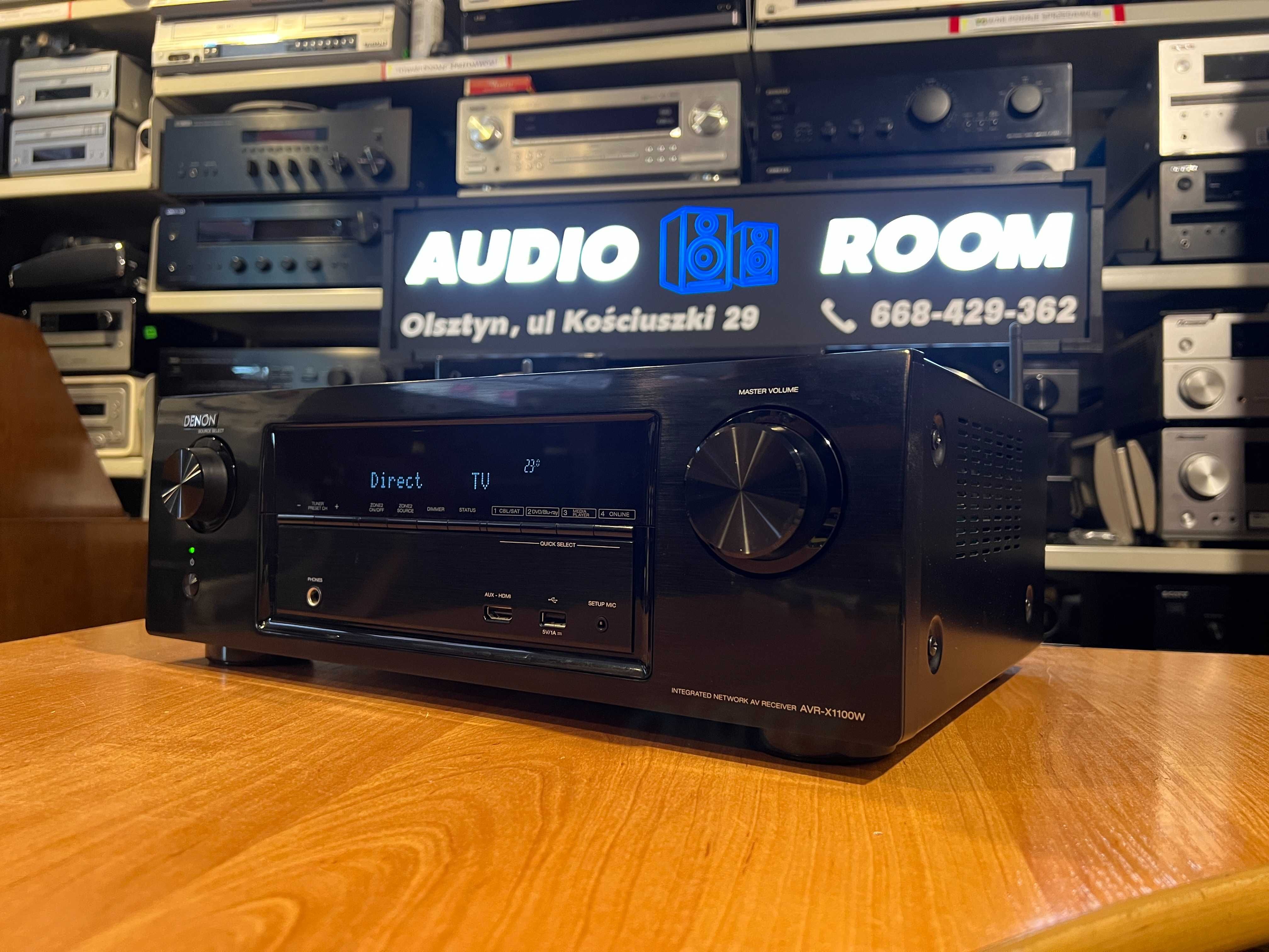 Amplituner Denon AVR-X1100W Bluetooth, Wi-Fi, Audio Room