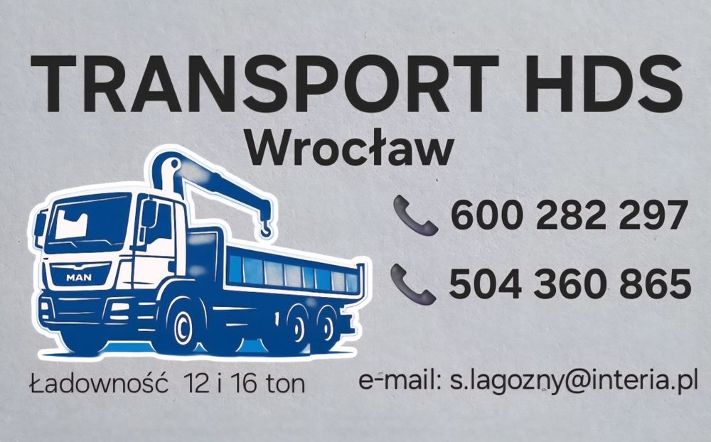 Transport HDS. Wrocław Jerzmanów